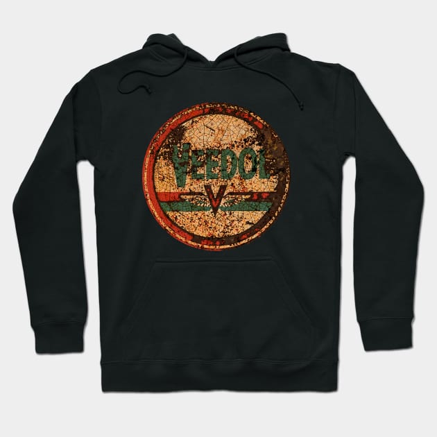 Veedol Vintage Gasoline sign Hoodie by Midcenturydave